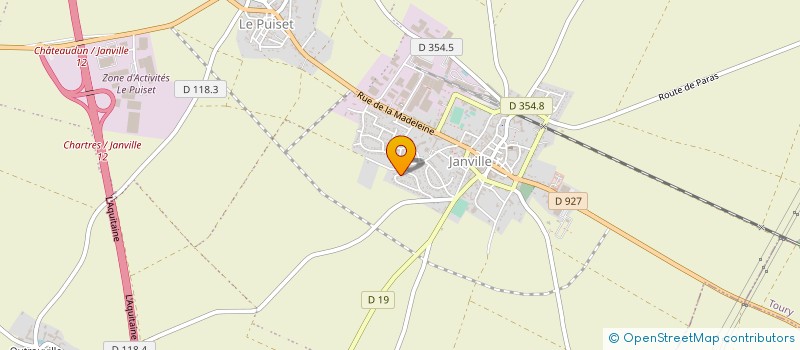 localisation de l'entreprise MADAME VERONIQUE GIRAUD à JANVILLE-EN-BEAUCE