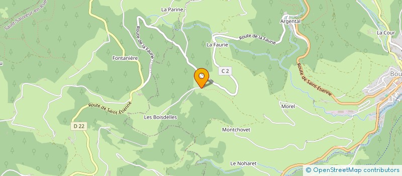 localisation de l'entreprise MADAME VERONIQUE GIRODET  BOURG-ARGENTAL