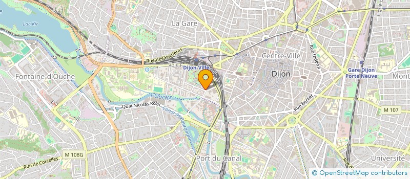 localisation de l'entreprise MADAME VERONIQUE GLORY  DIJON