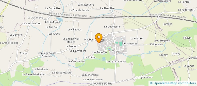 localisation de l'entreprise MADAME VERONIQUE GOBIN  CHATEAUGIRON