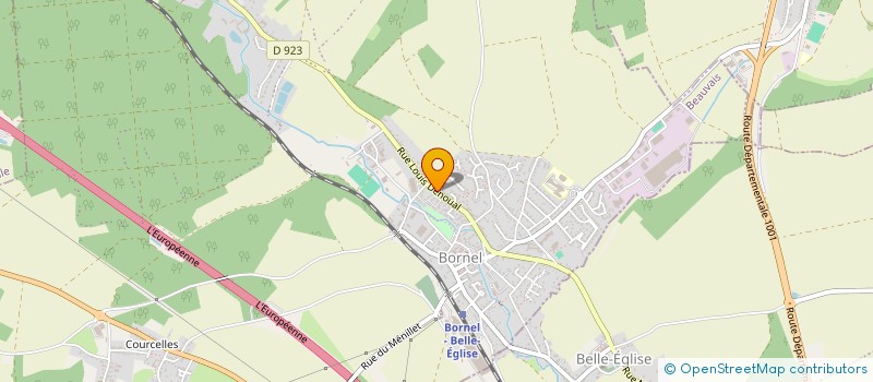 localisation de l'entreprise MADAME VERONIQUE GODARD  BORNEL