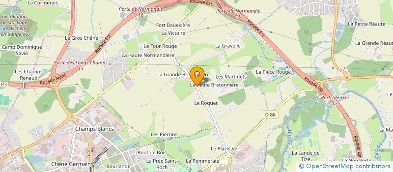 localisation de l'entreprise MADAME VERONIQUE GOLIVET  CESSON-SEVIGNE