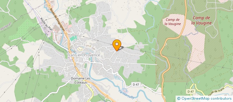 localisation de l'entreprise MADAME VERONIQUE GOMEZ à TRANS-EN-PROVENCE