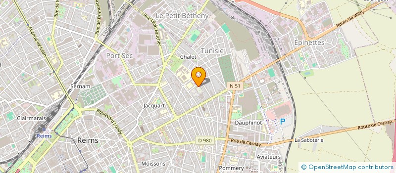 localisation de l'entreprise MADAME VERONIQUE GONCALVES  REIMS