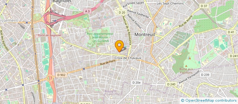 localisation de l'entreprise MADAME VERONIQUE GONFARD à MONTREUIL