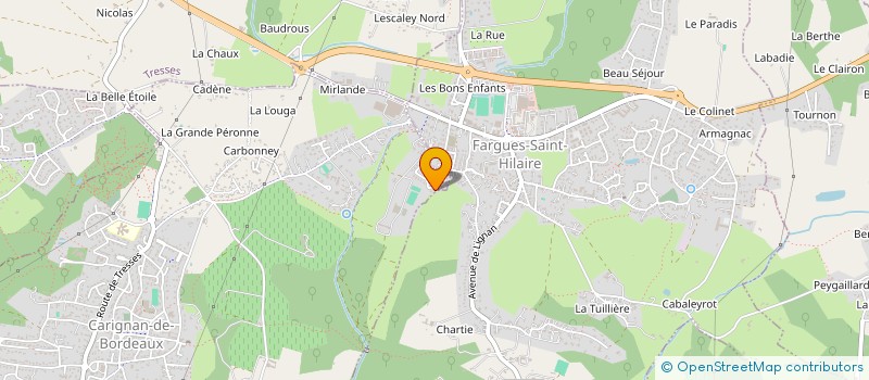 localisation de l'entreprise MADAME VERONIQUE GONZALEZ  CARIGNAN-DE-BORDEAUX