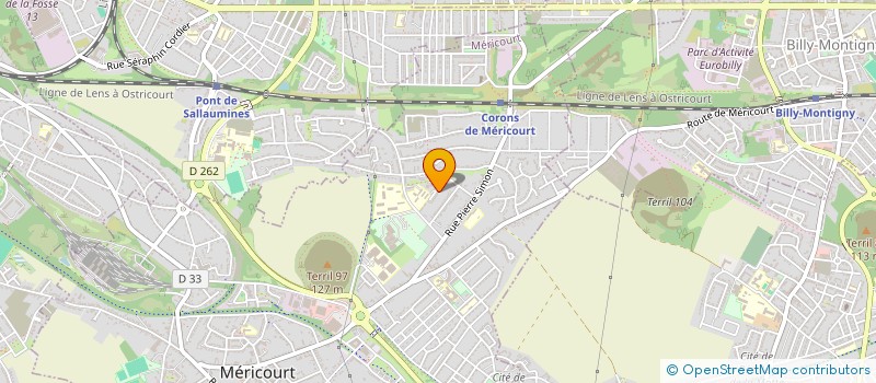 localisation de l'entreprise MADAME VERONIQUE GORECKI  MERICOURT