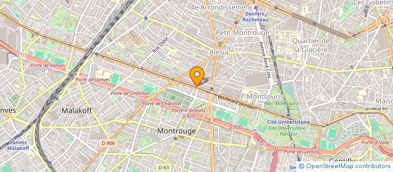 localisation de l'entreprise MADAME VERONIQUE GORGUET  PARIS