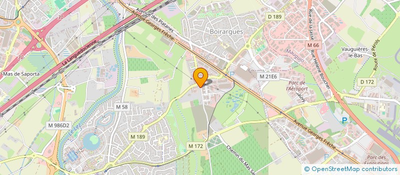 localisation de l'entreprise MADAME VERONIQUE GORIN à LATTES