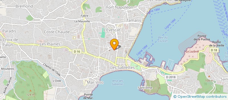 localisation de l'entreprise MADAME VERONIQUE GORLIER à LA SEYNE-SUR-MER