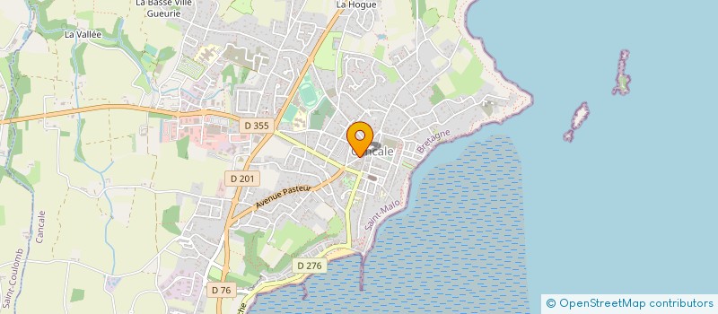 localisation de l'entreprise MADAME VERONIQUE GOUDE à CANCALE