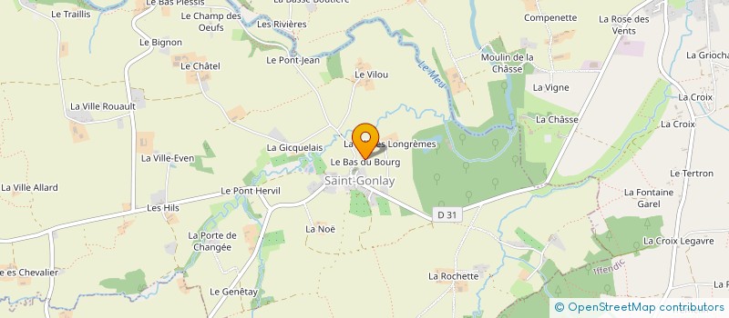 localisation de l'entreprise MADAME VERONIQUE GOUESNARD à SAINT-GONLAY