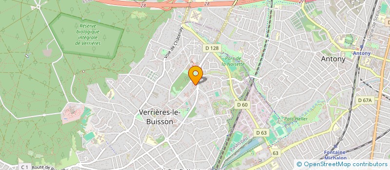 localisation de l'entreprise MADAME VERONIQUE GOUEZOU à VERRIERES-LE-BUISSON