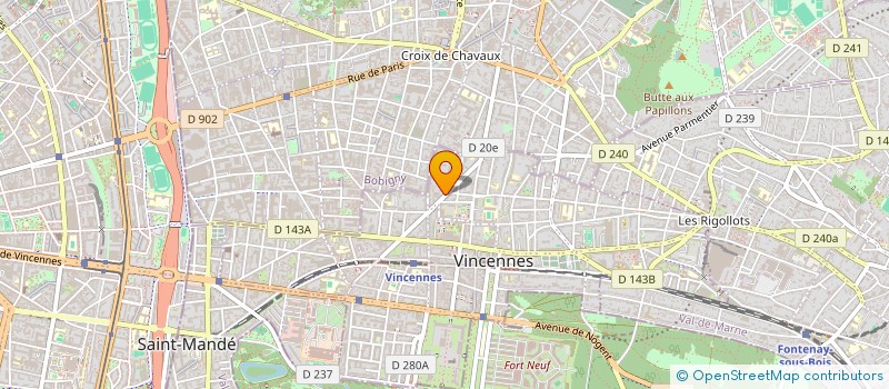 localisation de l'entreprise MADAME VERONIQUE GOUPIL à VINCENNES