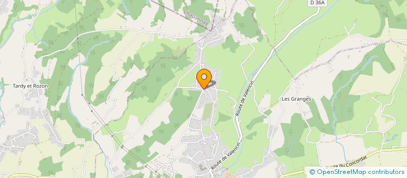 localisation de l'entreprise MADAME VERONIQUE GOURIER  SAINT-JUST-CHALEYSSIN