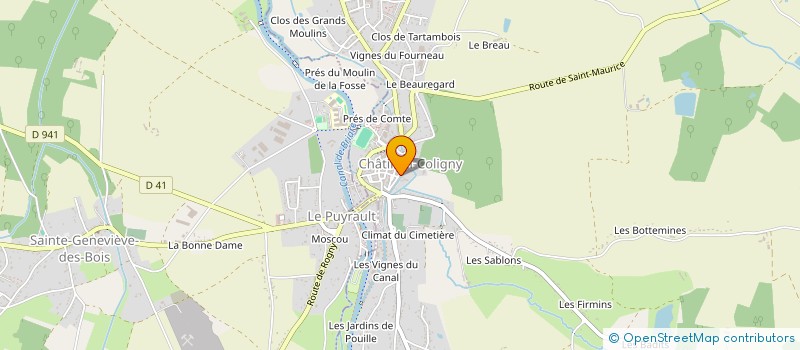 localisation de l'entreprise MADAME VERONIQUE GOURIOU à CHATILLON-COLIGNY