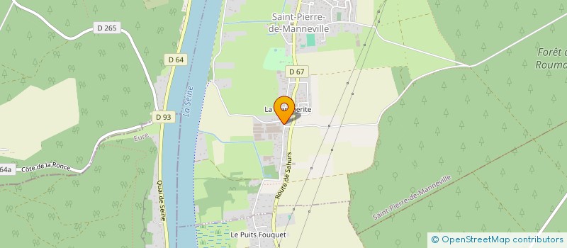 localisation de l'entreprise MADAME VERONIQUE GOURLIN  SAINT-PIERRE-DE-MANNEVILLE