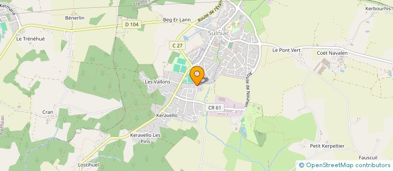 localisation de l'entreprise MADAME VERONIQUE GOURMELON  SULNIAC