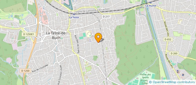 localisation de l'entreprise MADAME VERONIQUE GOUVERNEUR à LA TESTE DE BUCH