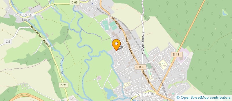 localisation de l'entreprise MADAME VERONIQUE GRATTON  PACY-SUR-EURE