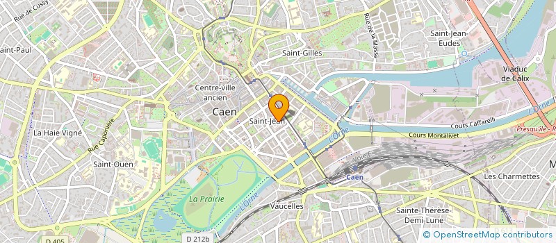 localisation de l'entreprise MADAME VERONIQUE GRAVAT à CAEN