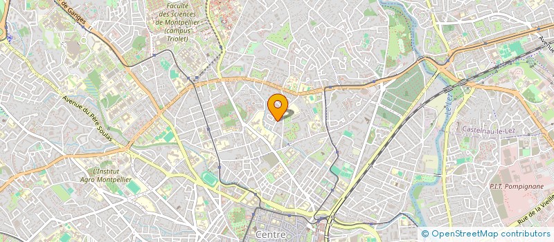 localisation de l'entreprise MADAME VERONIQUE GREVY  MONTPELLIER