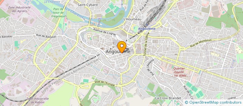 localisation de l'entreprise MADAME VERONIQUE GRILLOT à ANGOULEME