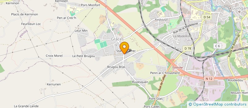 localisation de l'entreprise MADAME VERONIQUE GRIMAUD  GRACES