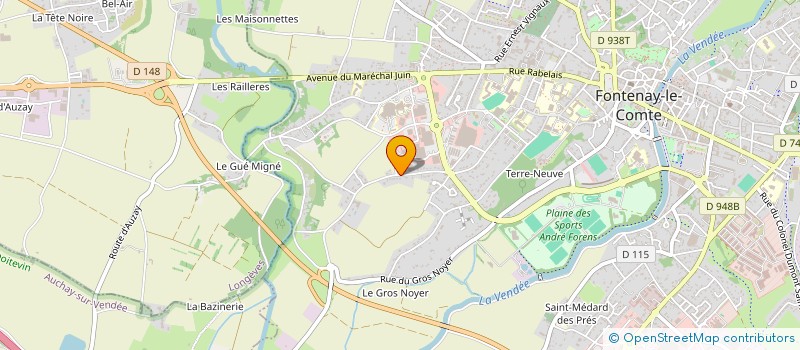 localisation de l'entreprise MADAME VERONIQUE GRISEL à FONTENAY-LE-COMTE