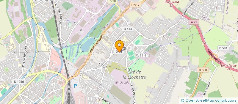 localisation de l'entreprise MADAME VERONIQUE GRODZKI  WAZIERS