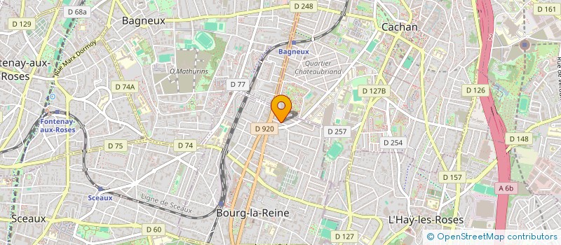 localisation de l'entreprise MADAME VERONIQUE GROS à BOURG LA REINE