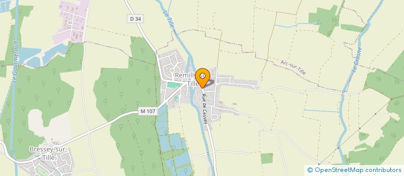 localisation de l'entreprise MADAME VERONIQUE GROSELIER à REMILLY-SUR-TILLE