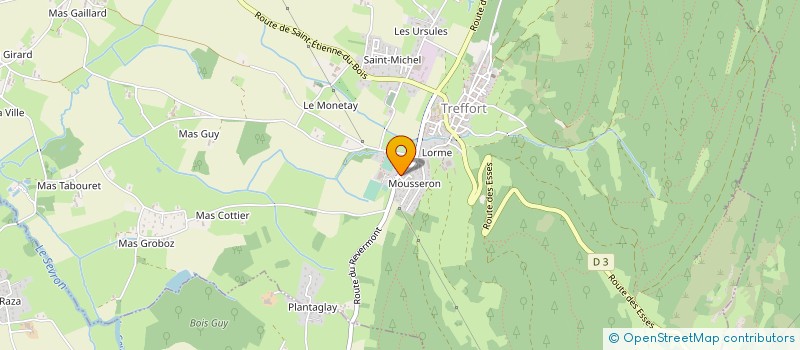 localisation de l'entreprise MADAME VERONIQUE GROSSET à VAL-REVERMONT