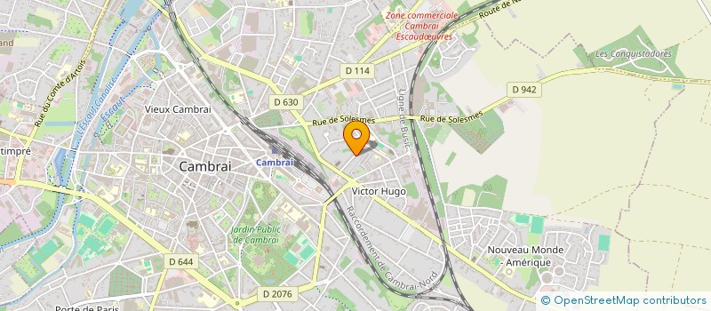 localisation de l'entreprise MADAME VERONIQUE GROTARD à CAMBRAI