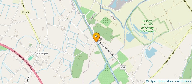 localisation de l'entreprise MADAME VERONIQUE GUEBLE  LE MAS D'AGENAIS