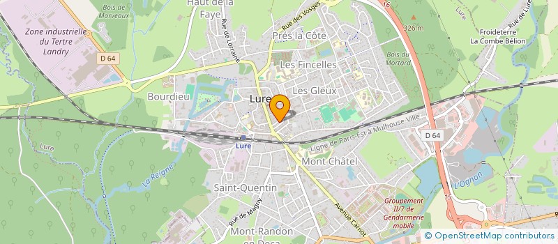 localisation de l'entreprise MADAME VERONIQUE GUENON  LURE