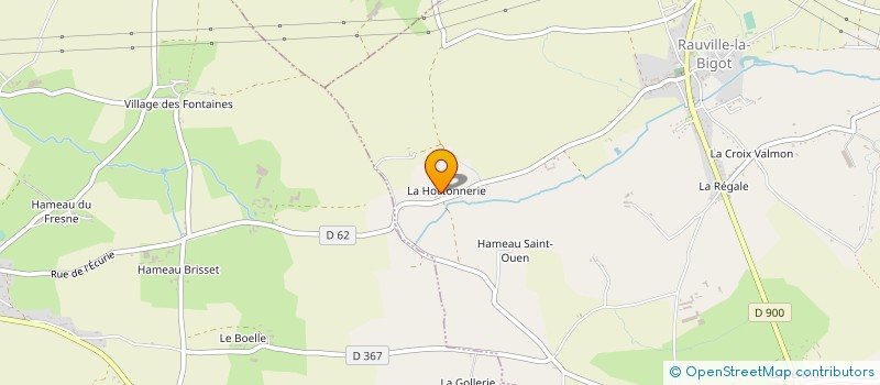 localisation de l'entreprise MADAME VERONIQUE GUERARD  RAUVILLE-LA-BIGOT