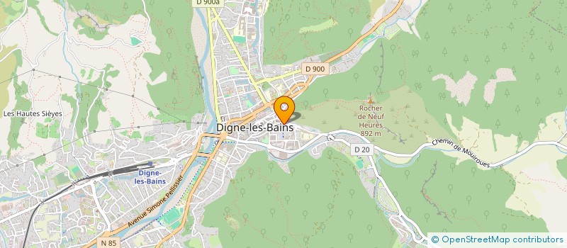 localisation de l'entreprise MADAME VERONIQUE GUERIN  DIGNE-LES-BAINS