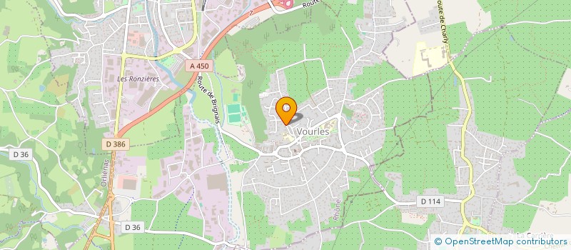 localisation de l'entreprise MADAME VERONIQUE GUERPILLON  VOURLES