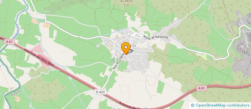 localisation de l'entreprise MADAME VERONIQUE GUETTE  BIZANET