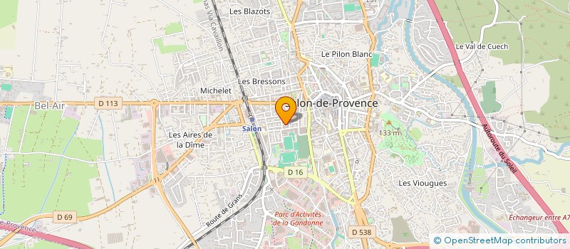 localisation de l'entreprise MADAME VERONIQUE GUIDON à SALON-DE-PROVENCE