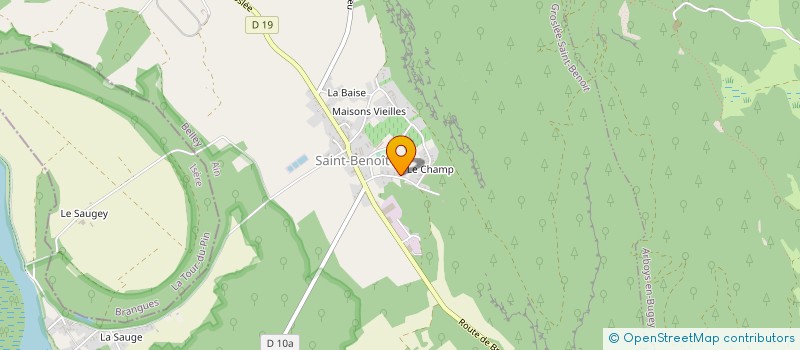 localisation de l'entreprise MADAME VERONIQUE GUILLOT  GROSLEE-SAINT-BENOIT