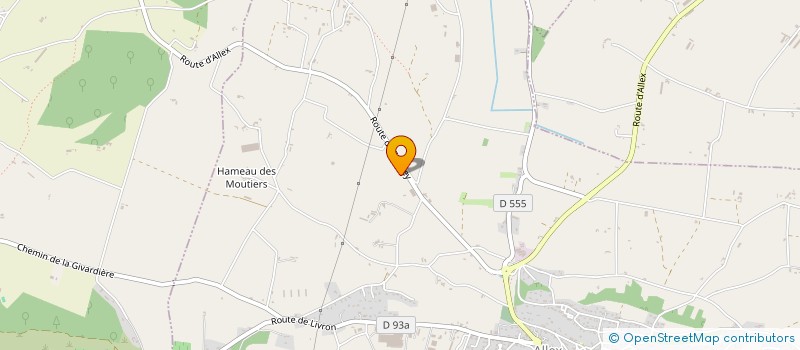 localisation de l'entreprise MADAME VERONIQUE GUIMBAL  ALLEX