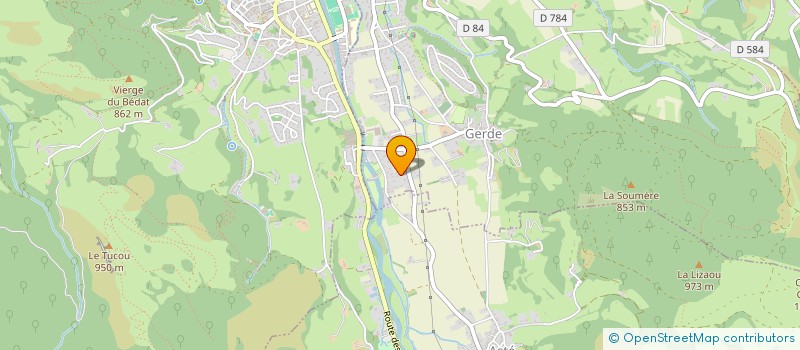 localisation de l'entreprise MADAME VERONIQUE GUITARD  GERDE