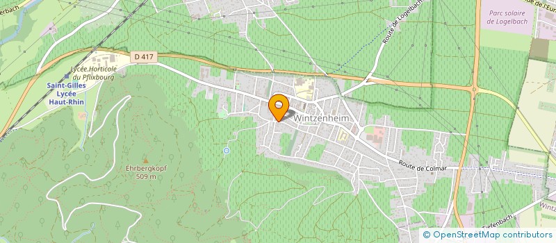 localisation de l'entreprise MADAME VERONIQUE HAEFFELE  WINTZENHEIM