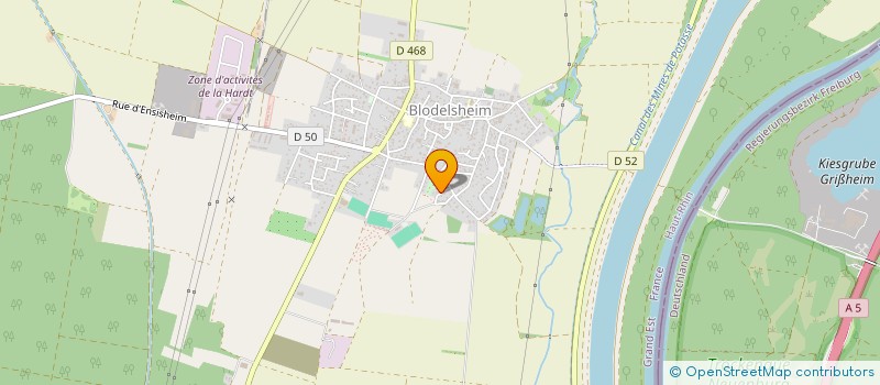 localisation de l'entreprise MADAME VERONIQUE HAGER à BLODELSHEIM