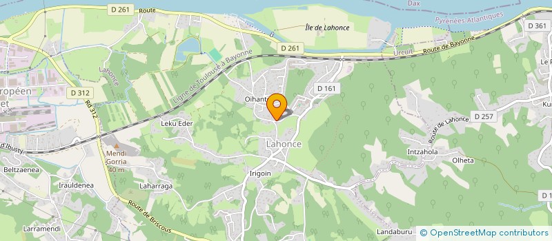 localisation de l'entreprise MADAME VERONIQUE HAINCUBERRO à LAHONCE