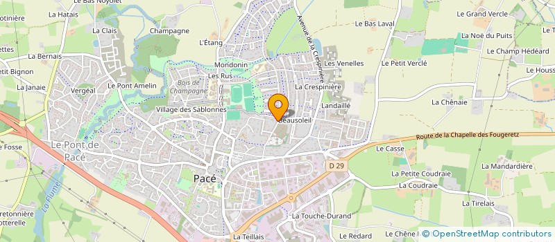 localisation de l'entreprise MADAME VERONIQUE HAMON à PACE