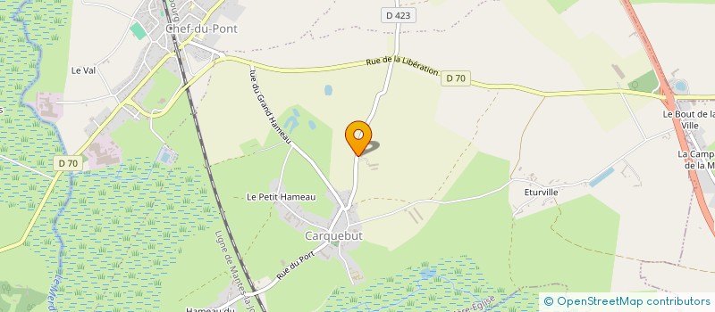 localisation de l'entreprise MADAME VERONIQUE HARDY à CARENTAN-LES-MARAIS