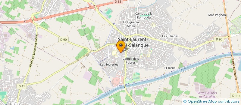 localisation de l'entreprise MADAME VERONIQUE HAROUNE  CABESTANY